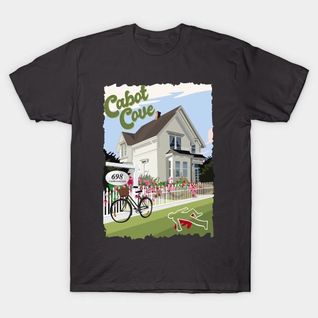 Jessica's House, Cabot Cove T-Shirt by BOEC Gear